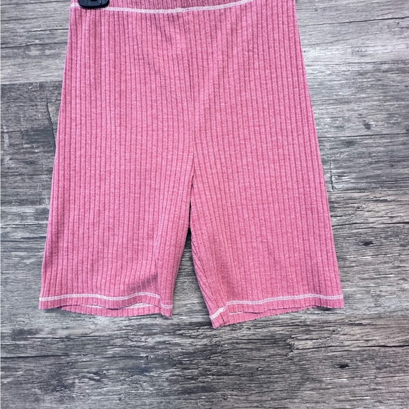 Intimately Free People Pink Ribbed Women's Shorts - Picture 1 of 6